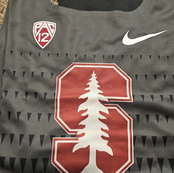 Nike Stanford NCAA Aeroswift Pro Elite Running Singlet Gray Mens Size Small NEW - Picture 2 of 5